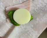 節約夕食！ピーマンチーズベーコンの揚餃子作り方2写真