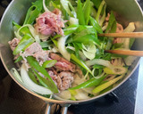 ネギが美味しい簡単カレーなんばん蕎麦作り方3写真