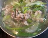 ネギが美味しい簡単カレーなんばん蕎麦作り方4写真