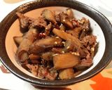 牛コマとごぼうのきんぴら作り方4写真