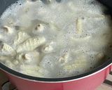 野菜をモリモリ食べるマイルドもつ鍋作り方1写真