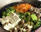 野菜をモリモリ食べるマイルドもつ鍋作り方6写真