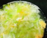 スープの素●キャベツの玉子チーズスープ作り方2写真