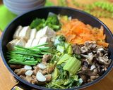 野菜をモリモリ食べるマイルドもつ鍋作り方8写真