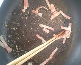 ウマ！大根の葉とベーコンの和風パスタ♪作り方2写真