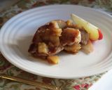 豚肉に甘酸っぱいりんごソースを絡めて作り方7写真