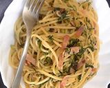 ウマ！大根の葉とベーコンの和風パスタ♪作り方5写真