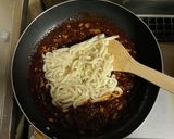 超簡単☆旨味堪能！ソースあげ玉焼きうどん作り方5写真