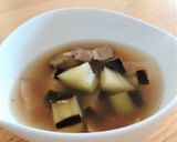 とろとろ♪ 茄子とベーコンのスープ作り方7写真
