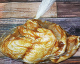 下味冷凍♪手羽先の焼肉のたれ漬け蒸し焼き作り方1写真