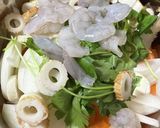 菊芋ほくほく☆三つ葉と海老の簡単かき揚げ作り方1写真
