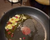 辛いの好きのガーリックトマトパスタ作り方1写真
