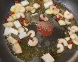 辛いの好きのガーリックトマトパスタ作り方2写真