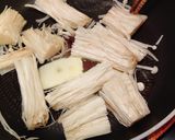 捨て無いで♬えのきの根元の醤油焼き♬作り方1写真