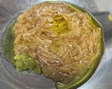 柚子胡椒なめ茸パスタ♡ツナ大根おろしのせ作り方2写真