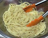 柚子胡椒なめ茸パスタ♡ツナ大根おろしのせ作り方4写真