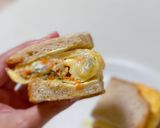 にんじんしりしり入りチーズオムレツサンド作り方7写真