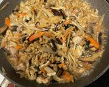 鶏ごぼうの炊き込みご飯作り方6写真