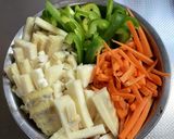 焼きそばソースの素使用簡単たけのこ炒め作り方1写真