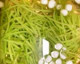 シャキシャキ！さつまいもの茎キムチ作り方3写真