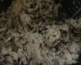 ひじきとごぼうの炊き込みご飯作り方4写真