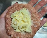 余った ポテトサラダ in ハンバーグ作り方4写真