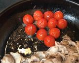 豚トマきのこの炒め物作り方4写真
