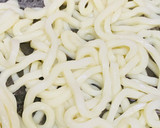 白菜の軸の野菜炒めで焼うどん作り方1写真