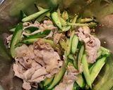 豚しゃぶ肉ときゅうりのなんちゃって雲白肉作り方4写真