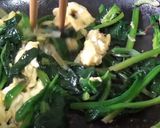 ほうれん草と卵のふんわり炒め。おうち中華作り方9写真