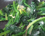 ほうれん草と卵のふんわり炒め。おうち中華作り方8写真