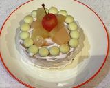 一歳ケーキ　ホットケーキ作り方6写真