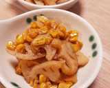 簡単♪れんこんとコーンの甘辛炒め作り方7写真