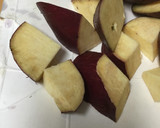 生ハムとさつまいもとくるみのサラダ作り方1写真