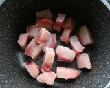 材料3つ★マグロの蒲焼きタレ煮作り方1写真