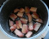 材料3つ★マグロの蒲焼きタレ煮作り方2写真
