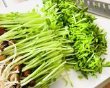 豆苗の・ハム&玉子サンド作り方2写真