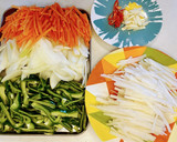 野菜たっぷり揚げないししゃもの南蛮漬け作り方2写真