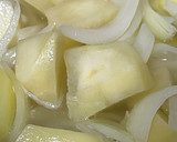 肉じゃが風　野菜煮物（みりん・酒不使用）作り方3写真