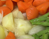 肉じゃが風　野菜煮物（みりん・酒不使用）作り方4写真