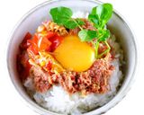 スタミナ・コンビーフ丼　【キャンプ飯】作り方5写真