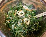 人参の葉のぱりぱりフライパン焼き作り方6写真