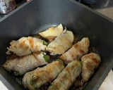 豚しゃぶ肉で野菜巻き巻き☆マヨちくわ弁当作り方3写真