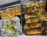 豚しゃぶ肉で野菜巻き巻き☆マヨちくわ弁当作り方5写真