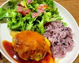 肉汁溢れる粗挽きハンバーグ♡作り方5写真