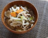 管理栄養士のおかずになるさば缶入り味噌汁作り方8写真