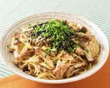 フライパン１つ！豚肉と明太子の和風パスタ作り方11写真