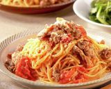 秋の味覚！豚ひき肉とキノコの和風パスタ作り方10写真
