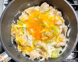 ニラ入りの親子丼作り方8写真