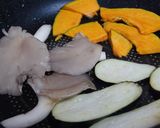 素焼き 蒸し焼き ヒラタケ 野菜作り方1写真
